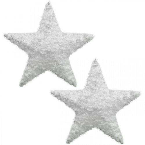 Product Christmas decoration star Christmas decoration star white H20cm 4pcs