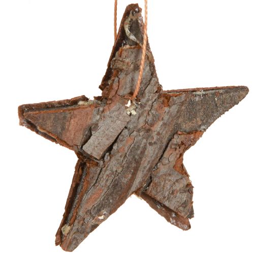 Product Decoration Stars Pine Natural Christmas Tree Decoration Pine Stars 6cm 12 pcs