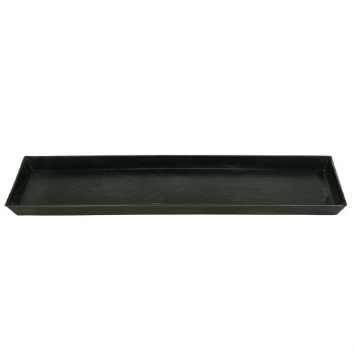Floristik24 Decorative tray anthracite 43cm x 12cm