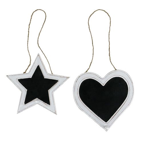 Floristik24 Decorative board for hanging 17cm 4pcs