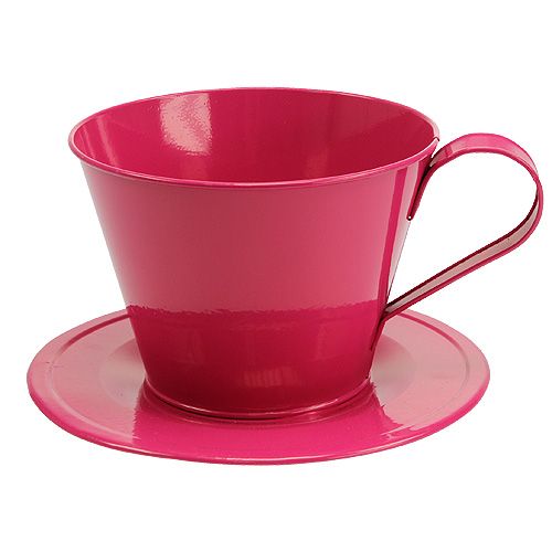 Floristik24 Deco Cup Pink Ø16cm H11cm
