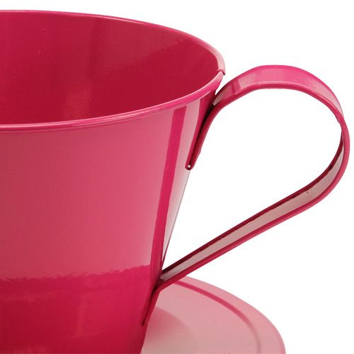 Floristik24 Deco Cup Pink Ø16cm H11cm