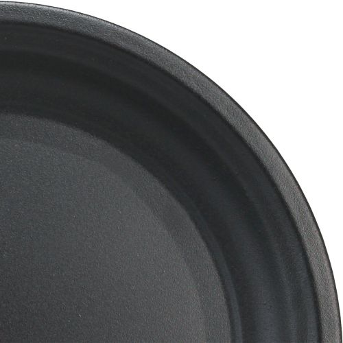 Product Decorative plate metal bowl decorative plate anthracite Ø26cm 5pcs