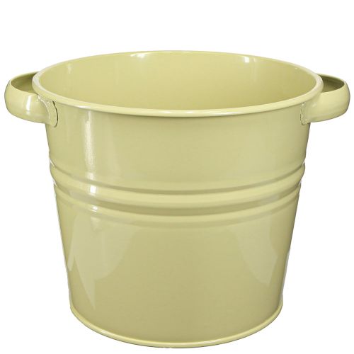 Product Decorative Pot Metal Green-Yellow Flower Pot 31x26x21.5cm