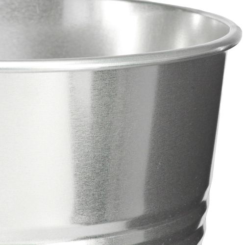 Product Decorative Vase Metal Conical Tall Vase Silver H38.5cm 14.5L