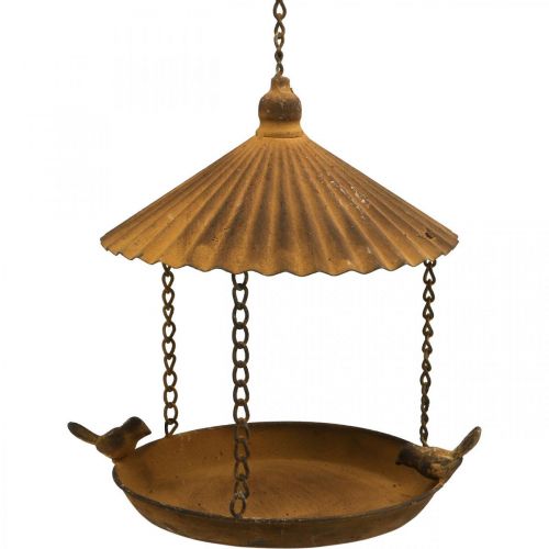 Decorative bird bath, bird bath, grate decorative garden Ø23cm H27.5cm
