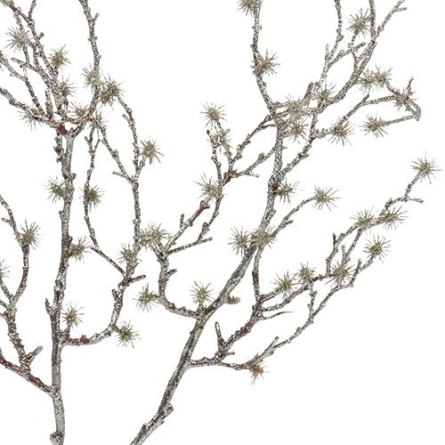 Floristik24 Deco branch 75cm with mica 3pcs