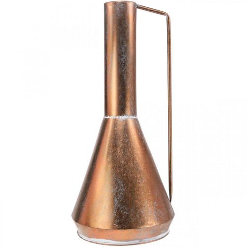 Product Decorative vase vintage decorative jug copper colored metal Ø26cm H58cm