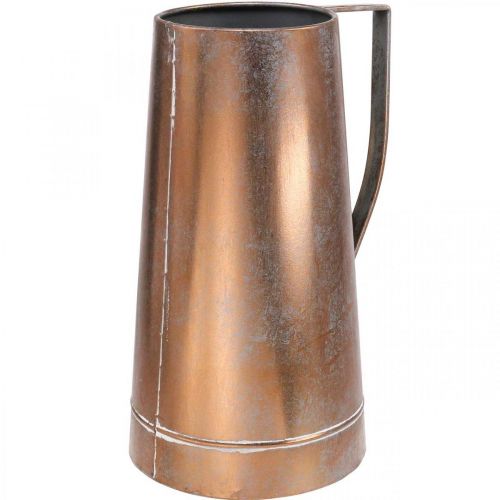 Decorative vase copper colored decorative jug vintage decorative W21cm H36cm