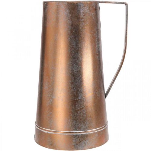 Product Decorative vase copper colored decorative jug vintage decorative W21cm H36cm