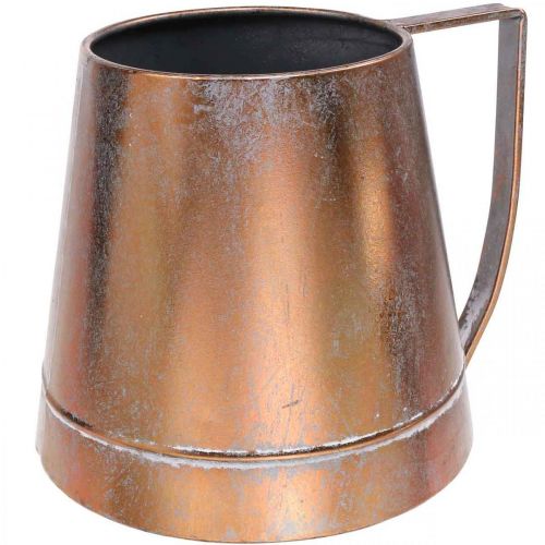 Floristik24 Decorative vase metal copper decorative jug decorative jug W24cm H20cm