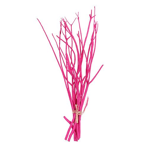 Floristik24 Decorative branches Mitsumata 45-60cm pink 12 pcs