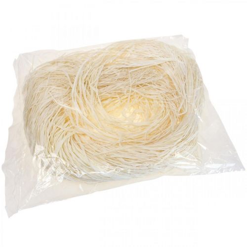 Product Decorative Bast for Crafting Raffia Bast Natural Bast Bleached 200g