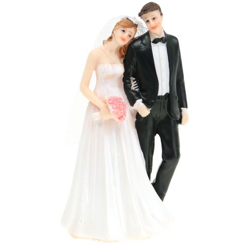 Floristik24 Decorative bridal couple H13cm