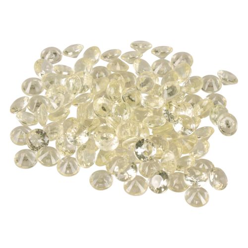 Floristik24 Deco diamonds wedding decoration champagne 12mm 150pcs