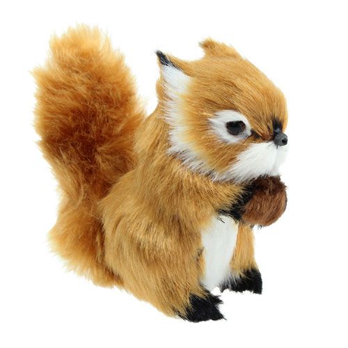 Floristik24 Deco squirrel light brown 8,5cm