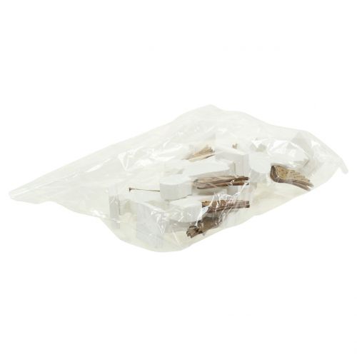 Floristik24 Deco Angel white with gold wings 8,5cm 8pcs