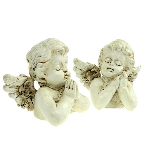 Floristik24 Decorative angel praying cream 9cm 8pcs