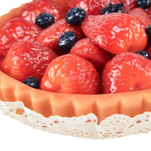 Product Decoration strawberry tart food dummy bakery Ø15cm