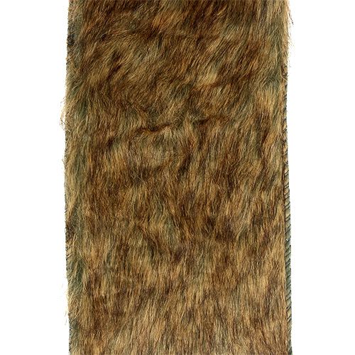 Floristik24 Decorative Fur Tape Nature 12cm 2m