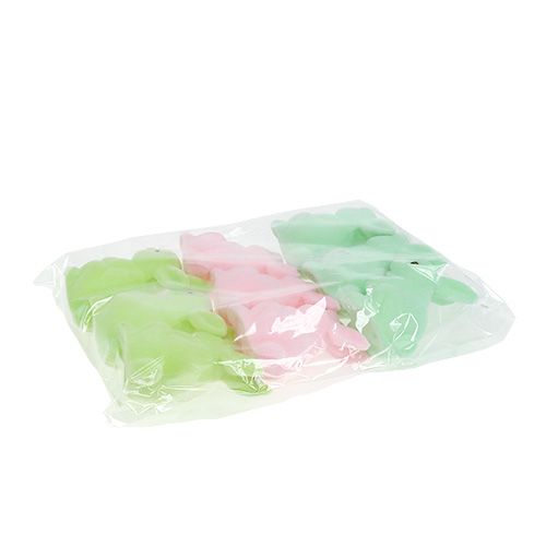 Floristik24 Decorative bunny Pastel sort. 9,5cm 9pc