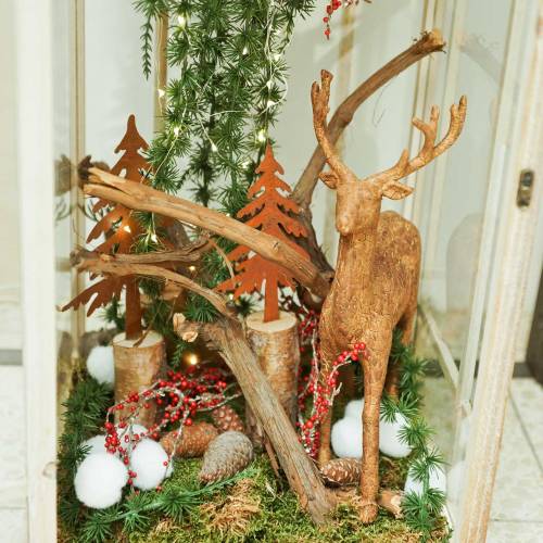 Floristik24 Deco deer bark look H32cm