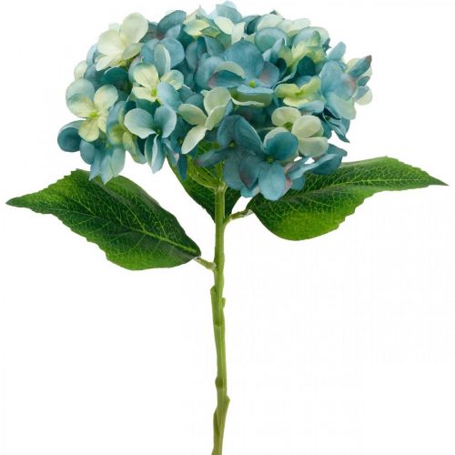 Floristik24 Decorative hydrangea blue artificial flower Artificial garden flower H35cm