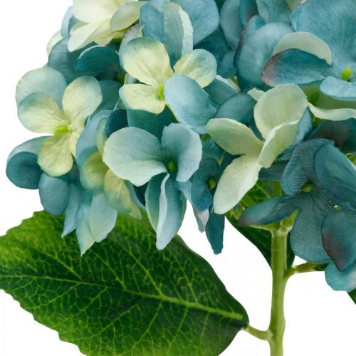 Product Decorative hydrangea blue artificial flower Artificial garden flower H35cm