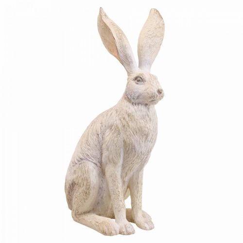 Product Deco rabbit sitting deco figures rabbit pair H37cm 2pcs