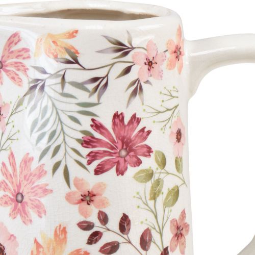 Floristik24 Decorative jug flowers ceramic vase earthenware vintage 19.5cm