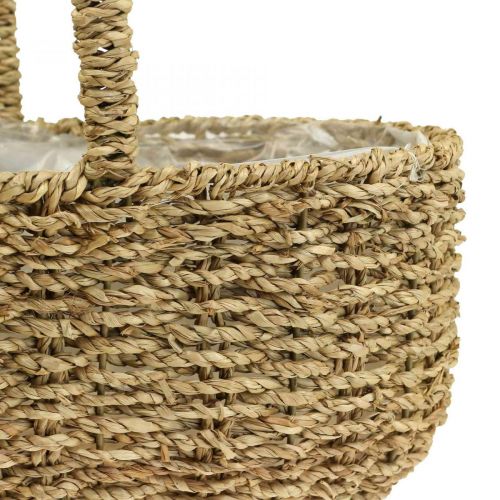 Product Decorative basket with handle plant basket flower basket 23×31×37cm