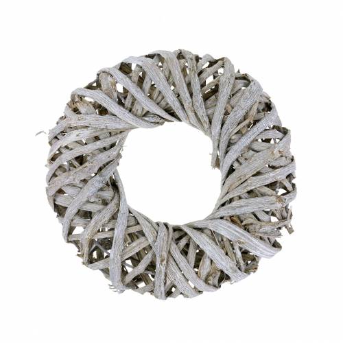 Floristik24 Decorative wreath liana wood white washed Ø30cm