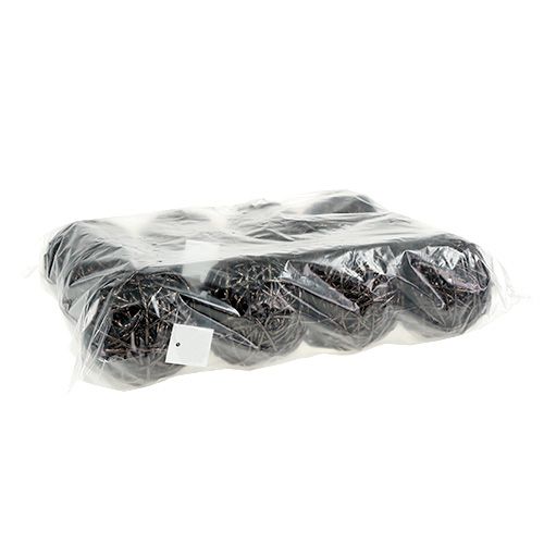 Floristik24 Decorative ball of paper wire Ø8cm 12pcs