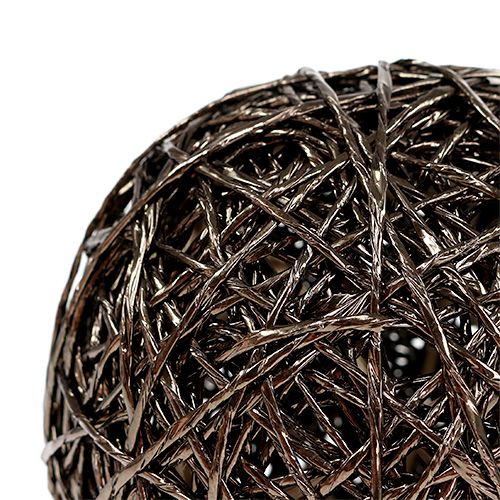 Decorative ball dark brown Ø15cm | Floristik24.co.uk