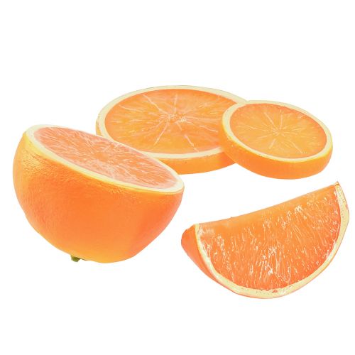 Product Decorative Oranges Artificial Fruit in Pieces 5–7cm 10 pcs