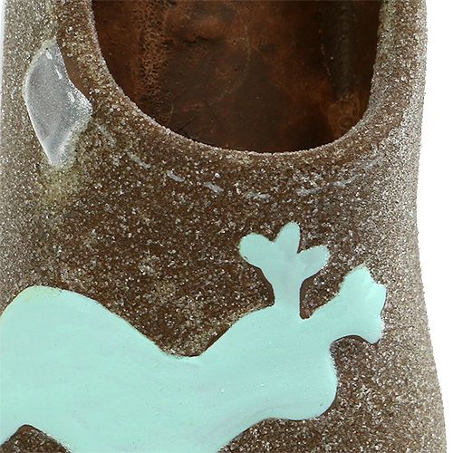 Product Decorative slippers 9.5cm brown 6pcs