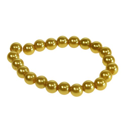 Floristik24 Deco beads gold Ø8mm 250p