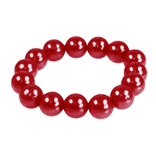 Floristik24 Deco beads red Ø8mm 250p