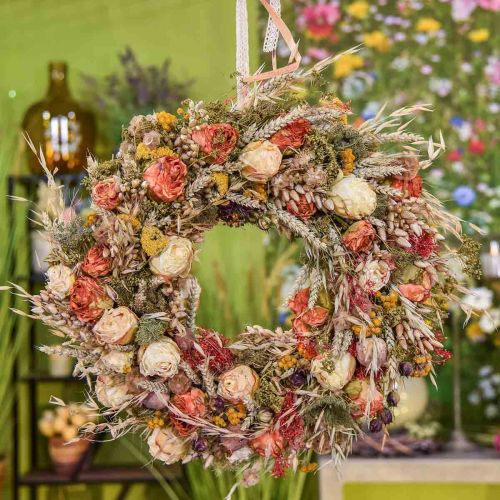 Floristik24 Decorative Roses Bouquet Artificial Flowers Rose Bouquet Orange 45cm 3 Pcs
