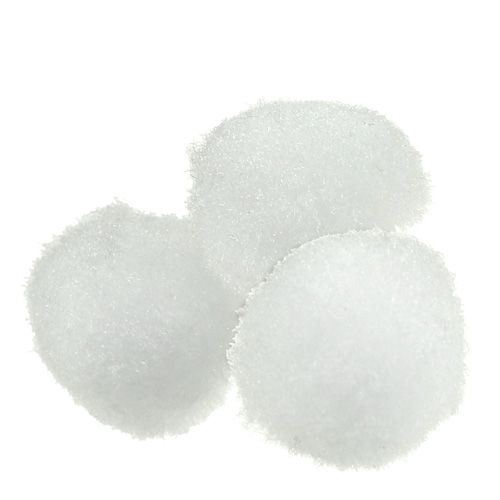 Product Decorative snowball mini Ø2cm white 80p