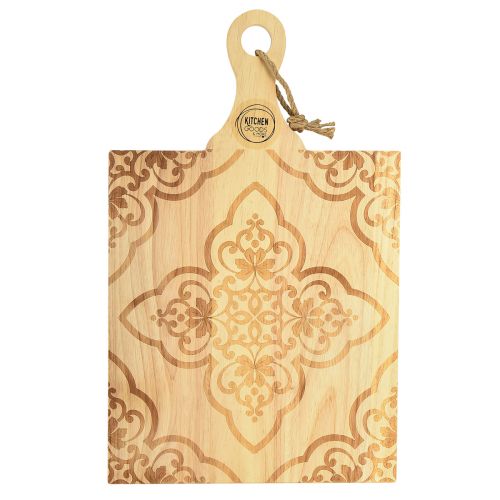 Floristik24 Decorative cutting board rectangular mango wood tray 33×29cm