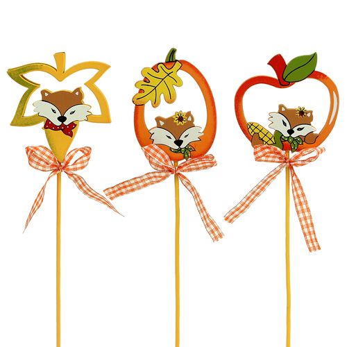 Floristik24 Decocation for autumn bouquet leaf apple pumpkin sort. 6cm L29cm 12pcs