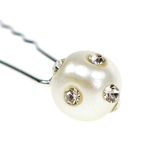 Floristik24 Decorative pin with pearl Ø9mm 20 pcs