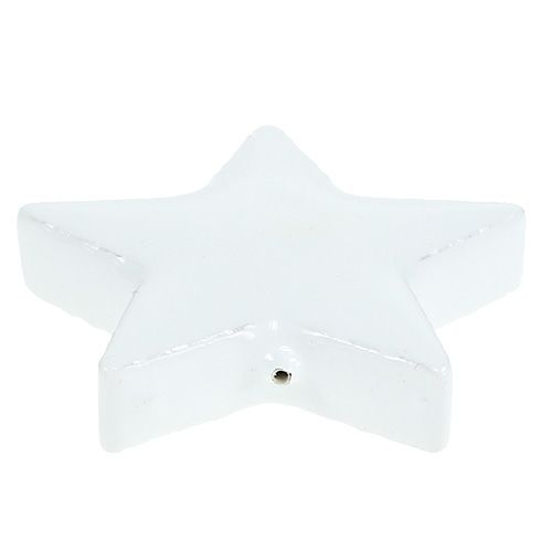 Product Deco stars to sprinkle white 4-5cm 72p