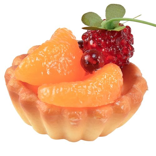 Product Decorative cakes with fruits food dummies 6cm 4pcs