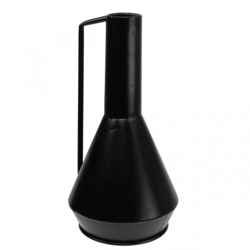 Product Decorative vase metal decorative jug black 19.5cm H38.5cm