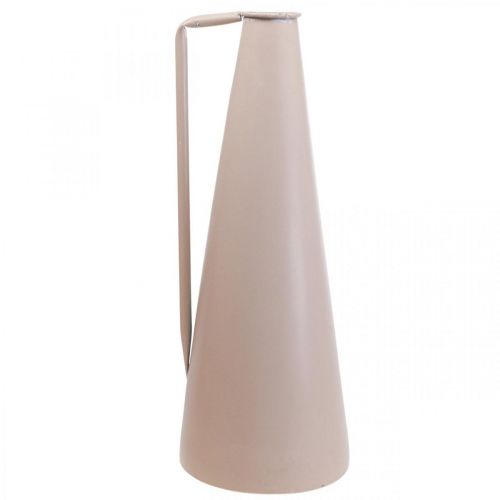Product Decorative vase metal decorative jug pink conical 15x14.5x38cm