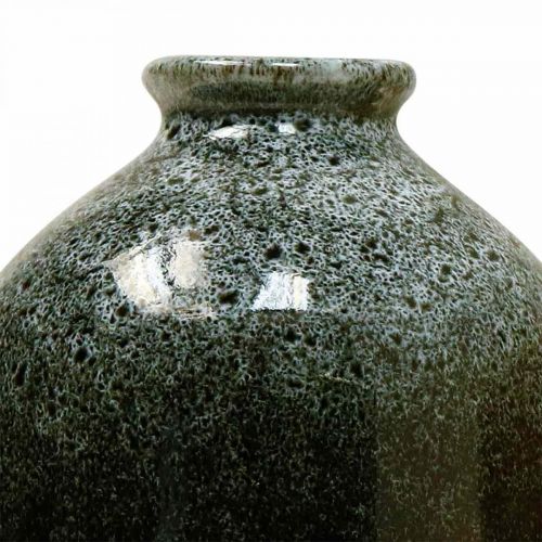 Floristik24 Decorative vases, ceramic vases set round H9.5cm Ø8cm 3pcs