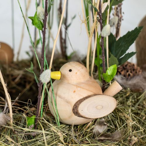 Floristik24 Decorative Birds Wooden Birds Table Decoration Spring Nature 5cm 6 Pcs