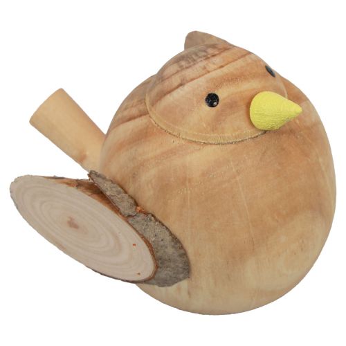 Product Decorative Birds Wooden Birds Table Decoration Spring Nature 7cm 3 Pcs